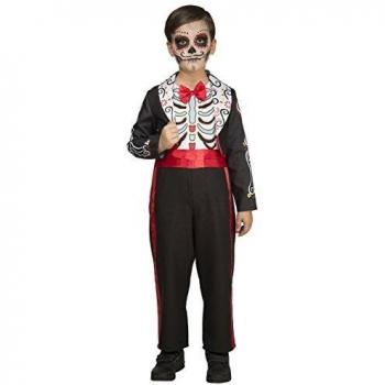 Desconocido My Other Me-204036 Disfraz pequeño Día de los Muertos, 5-6 años