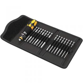 Bolso plegable con puntas de 89 mm Kraftform Kompakt 60 ESD - Set completo de herramientas Wera