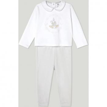 Pijama de dos piezas de bebé niño Cotton Juice con estampado Tambor
