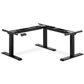 Bastidor para Mesa de Esquina Ajustable en Altura - Altura: 58-123 cm - Ancho Izquierda: 90-150 cm / Ancho Derecha: 110-190 cm - Capacidad: 150