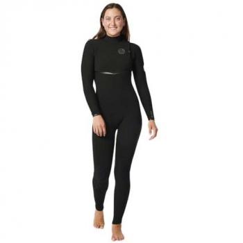 Rip Curl Traje De Neopreno De Manga Larga Ebomb 4/3mm Con Cremallera Trasera GBS Para Mujer - Color Negro - Talla US 8
