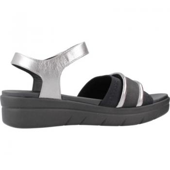 SANDALIA CUÑA Stonefly AQUA III 25, Sandalias de Mujer STONEFLY AQUA-III-7 PIEL ANTR ANTRACITA