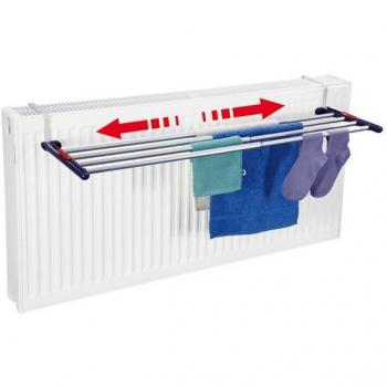 Tendedero Leifheit Quartett Duo Extensible de Pared Acero Inoxidable Negro 81413