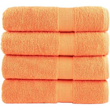 vidaXL Premium Bath Towels SOLUND 4 pcs 100x150 cm 600 gsm