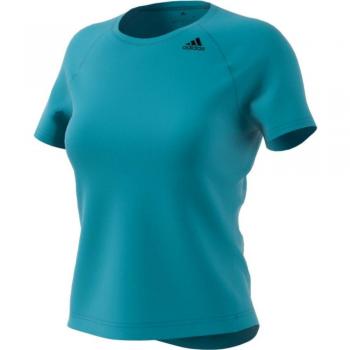 adidas D2M TEE Lose Camiseta de Manga Corta, Mujer, Azul