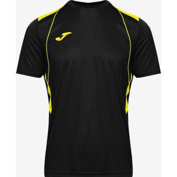 Camiseta manga corta hombre championship vii negro amarillo