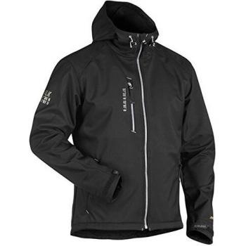 Blakläder Waterproof Softshell Jacket, Black/Silver, Unisex Size M