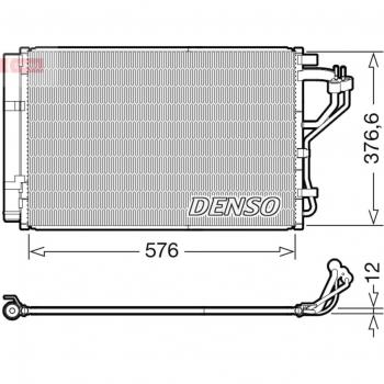 Condensador de aire acondicionado DENSO DCN41010