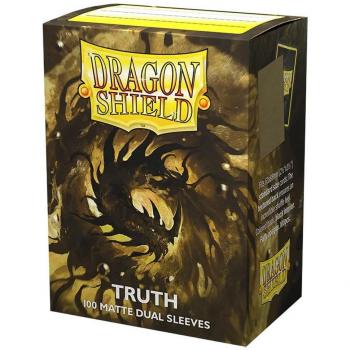 Fundas Dragon Shield Duales Mate - Truth (100 Fundas)