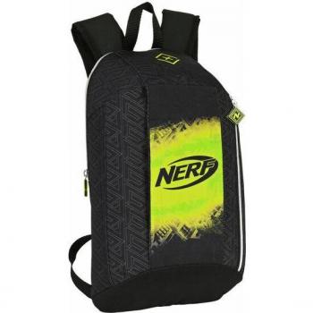 Mini Mochila Neon Nerf 39cm Safta con Tiras Ajustables, Espalda Acolchada Ergonómica, Licencia Oficial, Alta Durabilidad y Resistencia