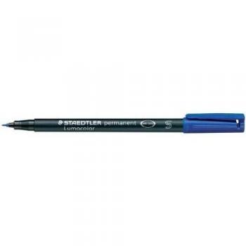 STAEDTLER Lot de 3 Lumocolors marqueur permanent 318F, bleu