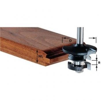 Resorte de fresa para contraperfiles HW S8 D43/21 A/KL