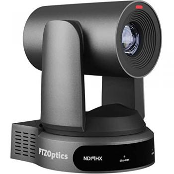 PTZOptics Move 4K 30X Indoor/Outdoor Turret IP Security Camera with Optical Zoom and Tally Light