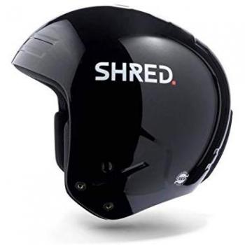 Casco Esquí Alpino Shred Basher Negro - Talla S, diseño ligero, ventilación ajustable, interior acolchado, certificación de seguridad CE