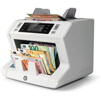 Contador de Billetes Safescan 2850 con Función Añadir y Fajos, Detección de Tinta UV/Magnética y Tamaño, Velocidad de Conteo