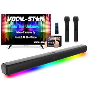 Máquina de Karaoke y Barra de Sonido Vocal-Star - Casi Nueva