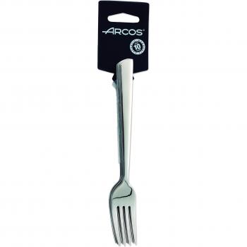 Arcos Serie Toscana, Juego de Tenedores para Postre, 3 tenedores, Monoblock de una pieza en Acero Inoxidable 18y10 y 180 mm, Color Plata