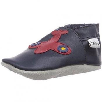 Bobux 4607 - Zapatos primeros pasos de cuero para niño, color azul, talla extra-large