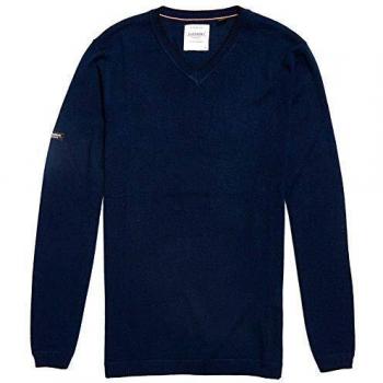 Superdry Edit Merino Vee Jersei Hombre Tunic Navy XL