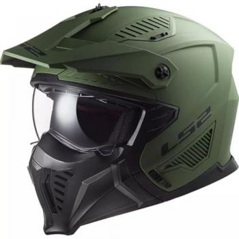 LS2 Casco Modular Jet OF606 Drifter Verde Mate Adulto