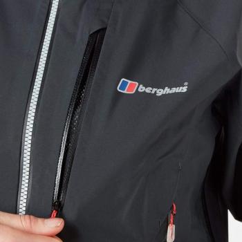 berghaus WOMENS EXTREM 5000 VENTED WATERPROOF JACKET BLACK/BLACK