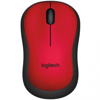 RATON OPTICO LOGITECH M220 SILENT WIRELESS ROJO
