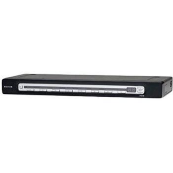 Switch KVM Belkin OmniView PRO3 USB y PS/2 de 16 Puertos - Modelo Rackeable para Teclado, Video y Ratón