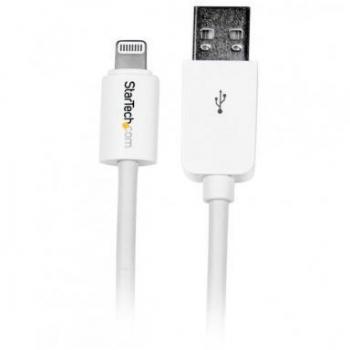 StarTech.com 10 ft / 3m White Apple Lightning to USB Cable for iPhones / iPads / iPods - MFi Certified