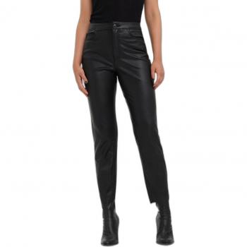 Vero Moda Brenda High Waist Straight Fit Black Pants for Women