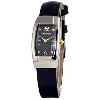 Chronotech Womens Analogue Quartz Watch with Leather Strap CT2071L-01