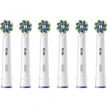Oral-B CrossAction Replacement Brush Heads, 6 Count, White