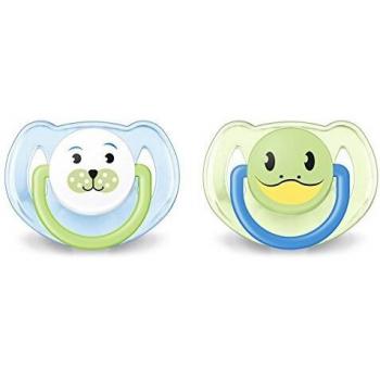 Philips Avent Classic - Chupete para 6-18 meses, color azul/verde