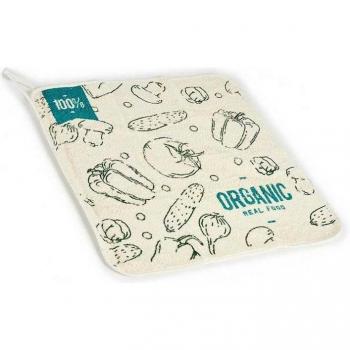 Paño de Cocina Organic Blanco Verde