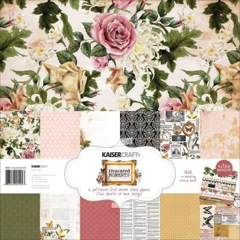 Kaisercraft Paper Pack 12X12 12/Pkg-Treasured Moments