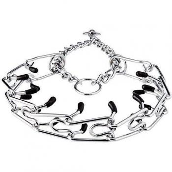 Arquivet Collar Castigo protección con púas - 50 cm/3 mm, Estilo Acero Cromado