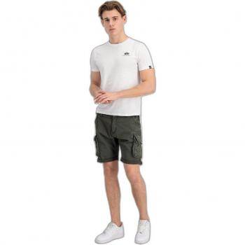 Alpha Industries Crew Cargo Shorts - Men's Greyblack, Size 38