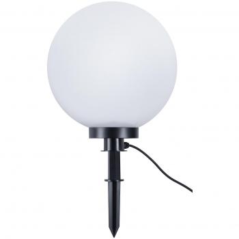 Lámpara de Pie Exterior Bolo Ø40 cm, IP44, E27, Color Negro