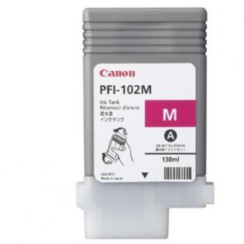 Canon PFI-102M Magenta Ink Tank - High Capacity 130ml Refill for Canon Printers