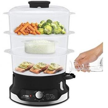 Cocedor a Vapor Eléctrico SEB VC204800 9 L Negro 800 W