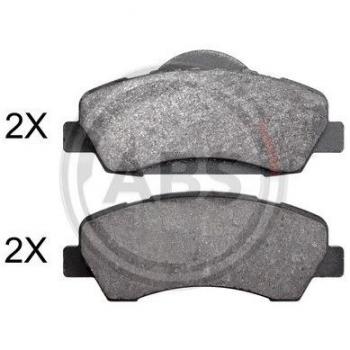 Juego de pastillas de freno A.B.S. 37990 para PEUGEOT y CITROËN, sin sensor de desgaste integrado