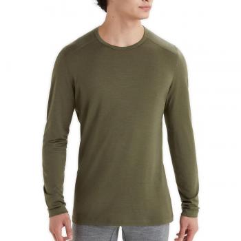 Icebreaker 200 Oasis Men's Long Sleeve Thermal Merino T-Shirt - Khaki