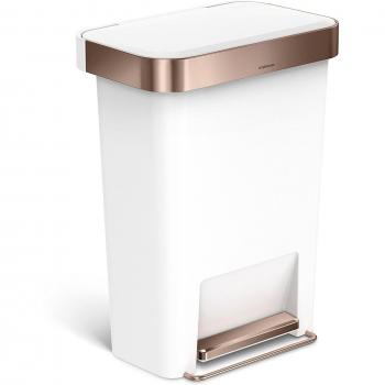 Simplehuman - Cubo de basura con pedal 45l