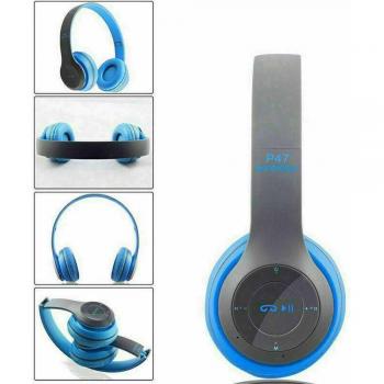Auriculares Inalámbricos P47 Bluetooth 4 en 1 Estéreo Multifuncionales Portátiles con Dos Altavoces de Alta Gama