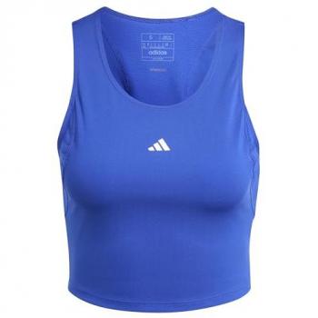 Camiseta de entrenamiento cropped Techfit para mujer adidas azul