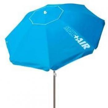 Sombrilla Aktive Beach Air Max Flexible Protección Uv50 Azul Ø200 cm