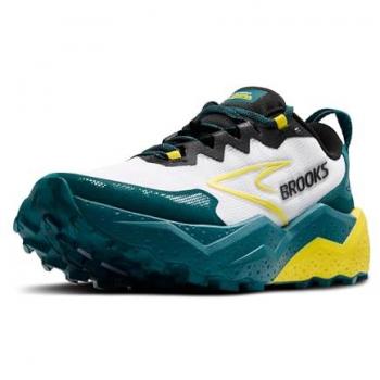 Brooks Caldera 8 Men's Running Shoes - Blue/White/Green