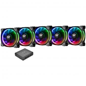 Thermaltake CL-F057-PL14SW-A Riing Plus 14 LED RGB Radiator Fan - Black