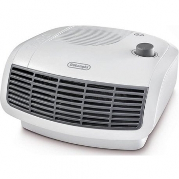 Calefactor Termoventilador De'Longhi HTF3020, 2000W, Termostato Regulable y de Seguridad, Apto para Habitaciones hasta 60 m³, Color Blanco