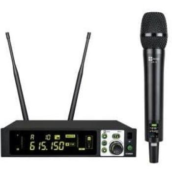 Conjunto Inalámbrico Avtek WM 1H con Micrófono de Mano y Adaptador Rack True Diversity