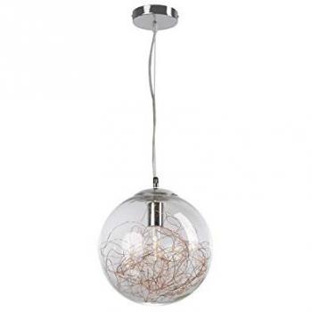 Colgante de Cristal Sulion 1xE27 con Tira LED 8W